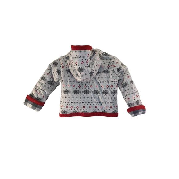 HONEST Girl’s Reversible Quilted Hoodie / Size: 6-9 Months - Picture 2 of 7